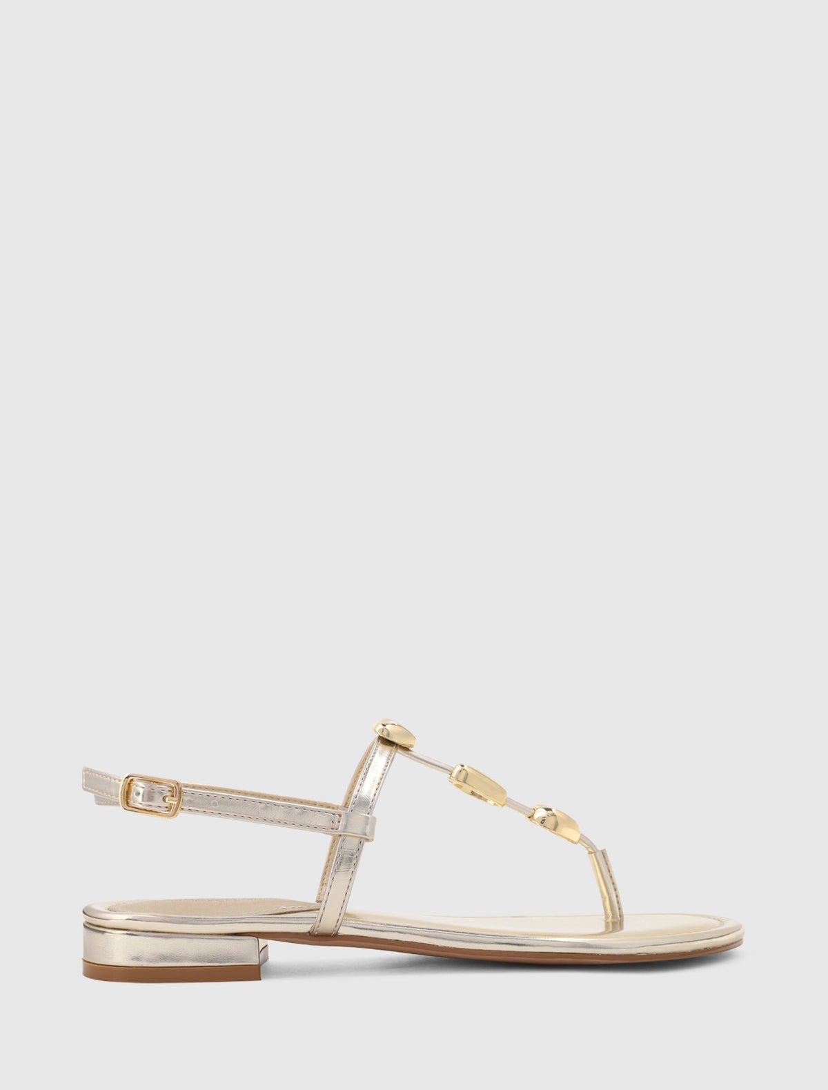 Fiona 2 Irregular Shaped Trim Flat Sandal